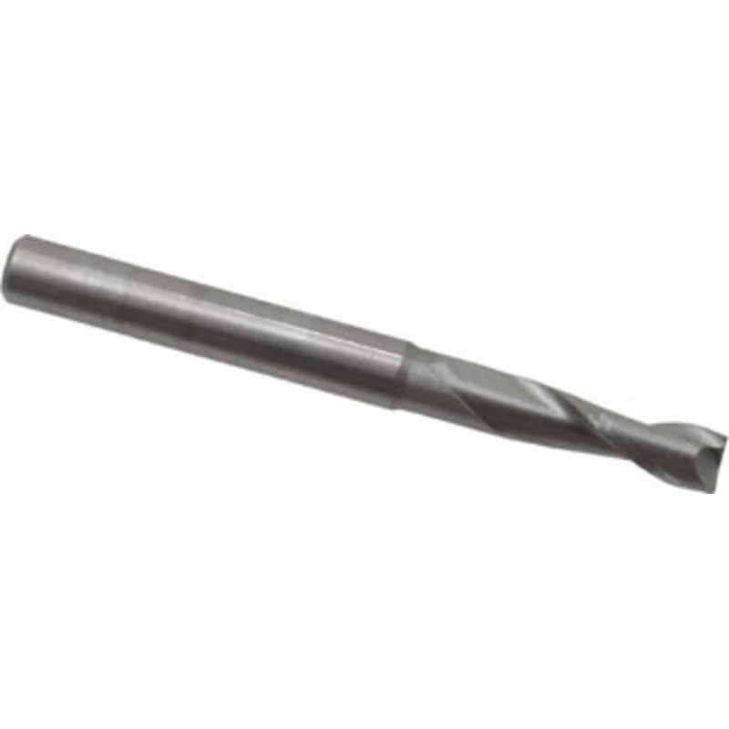 OSG 4.5mm, 14mm LOC, 5mm Shank Diam, 51mm OAL, 2 Flute, Solid Carbide Square End Mill Single End, Uncoated, Spiral Fl...